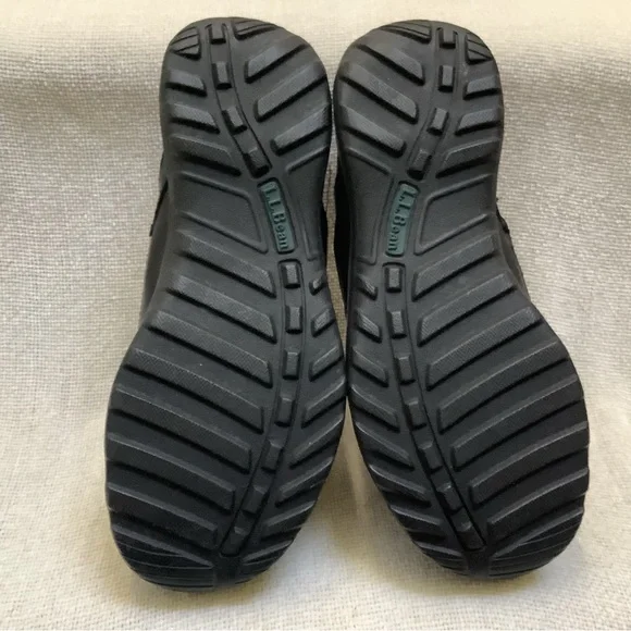 L.L. Bean Moc Mule Slide Shoe-Black Leather-8.5 Medium-Very Good Condition - Picture 12 of 13
